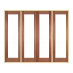 Pattern 20 External Hardwood French Doors with Sidelights